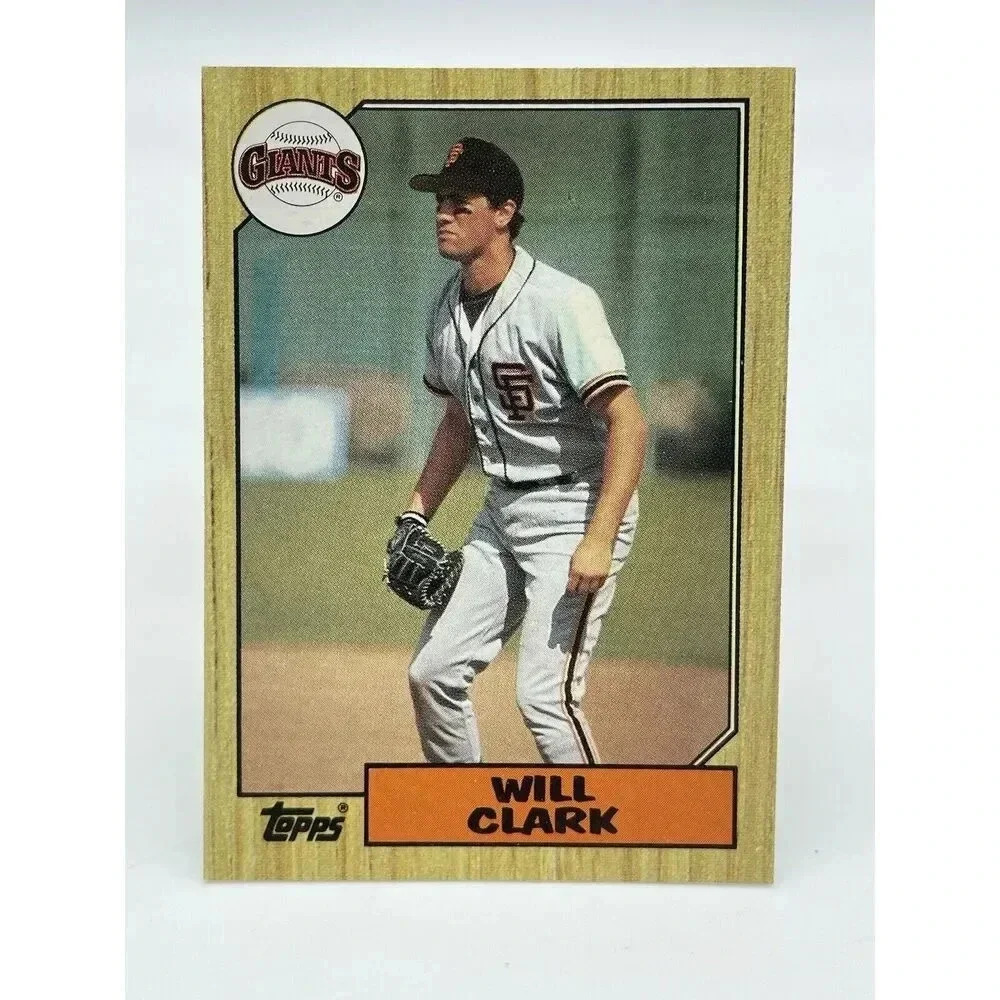 Will Clark #420 San Francisco Giants Vintage 1987 Topps TCG‎ MLB Mint